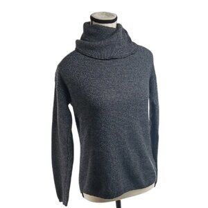 Max Studio Sweater Gray Knit Turtleneck Wool Blend Womens Size Small